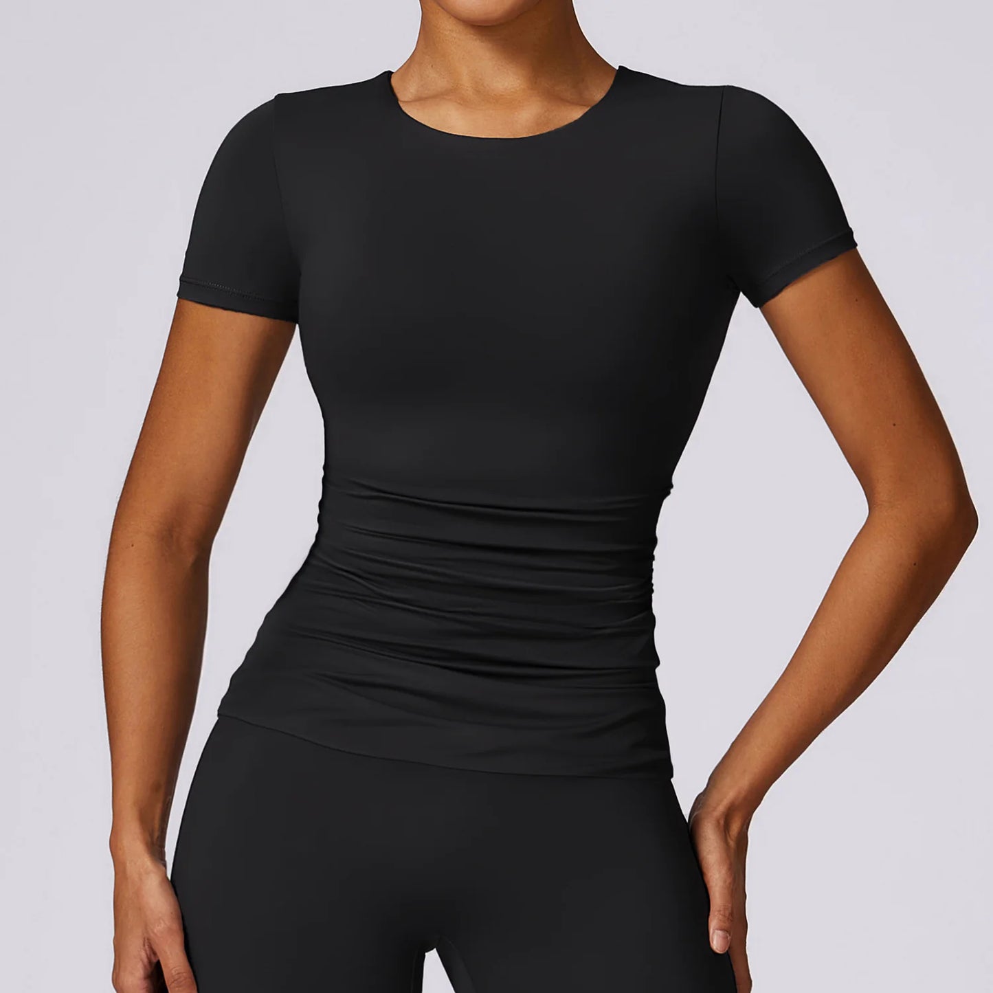 Activewear Yoga Short Sleeve Top