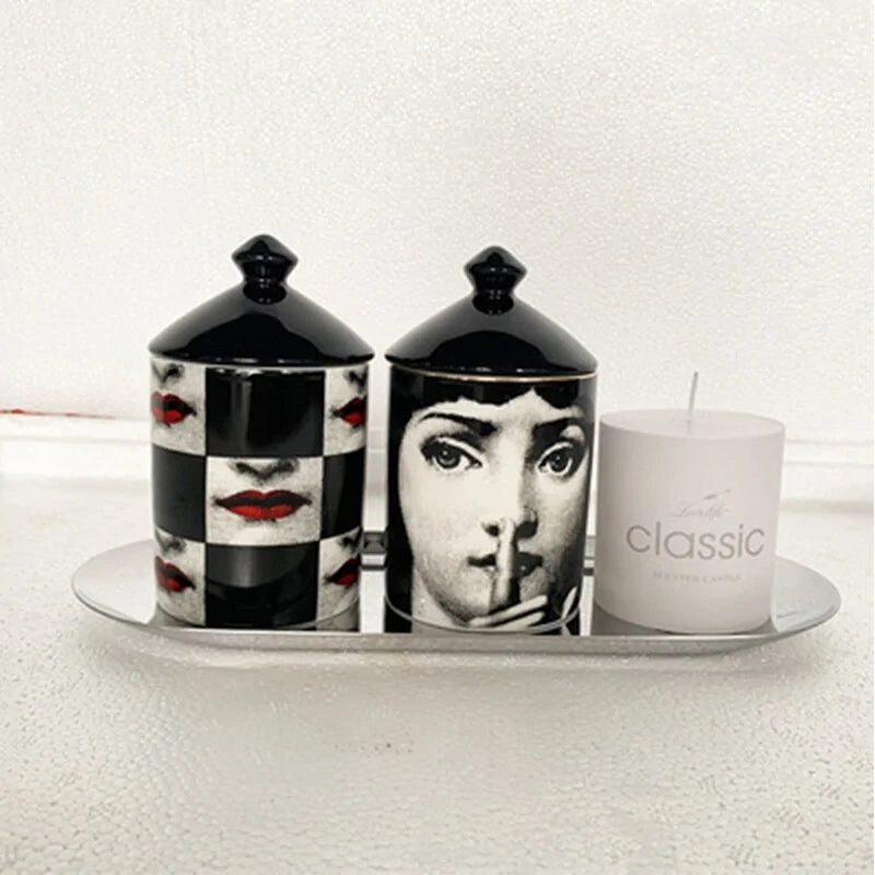 Candle Holders Home Decoration Ceramic Jar