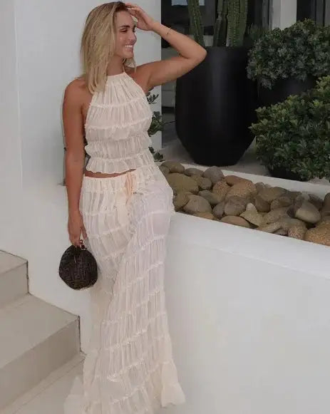 Backless Beauty Maxi Ensemble