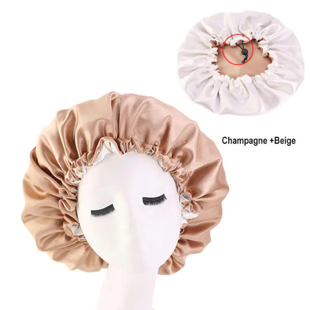 Women Satin Sleeping/Shower Cap