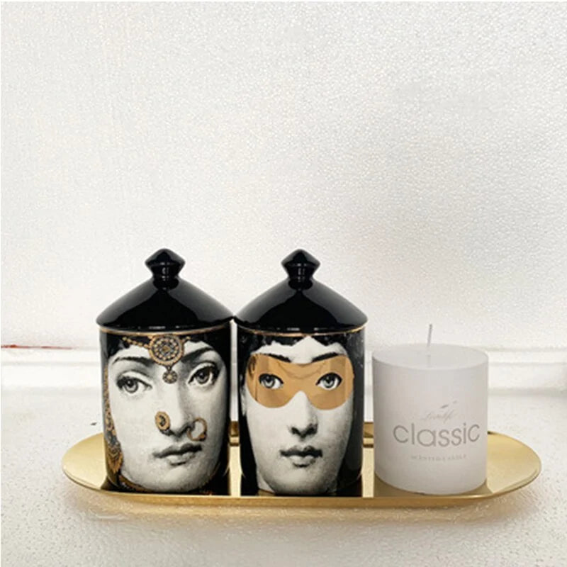 Candle Holders Home Decoration Ceramic Jar