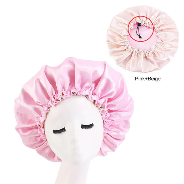 Women Satin Sleeping/Shower Cap