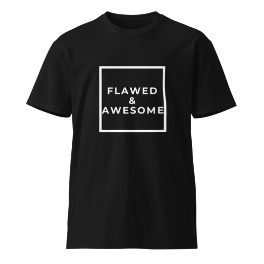 Flawed & Awesome Unisex Premium T-Shirt | AS Color 5001T