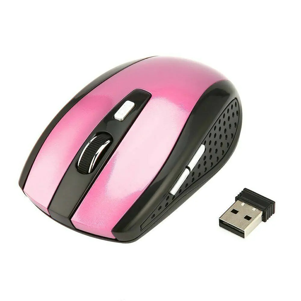 2.4GHz Wireless Optical Mouse Mice & USB Receiver For PC Laptop Computer DPI USA