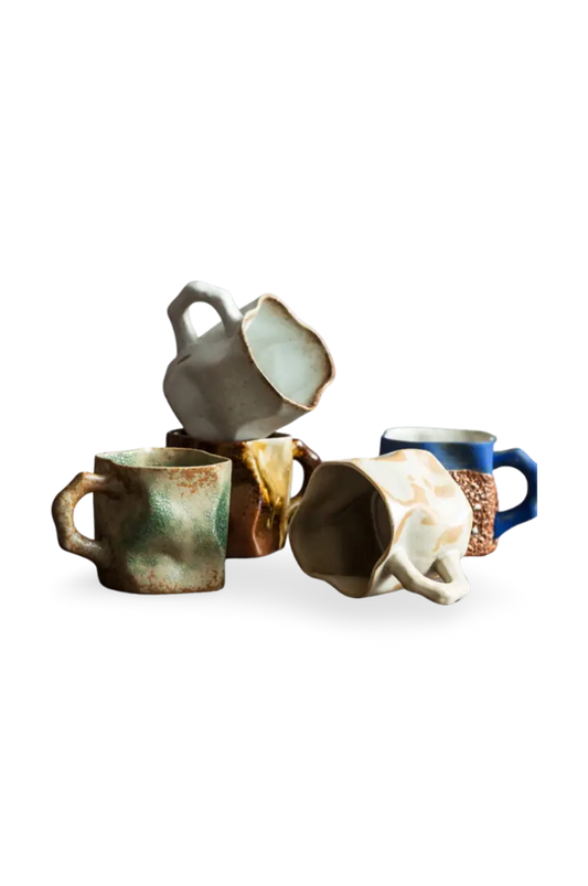 Irregular Shape Ceramic Tea & Coffee Cups